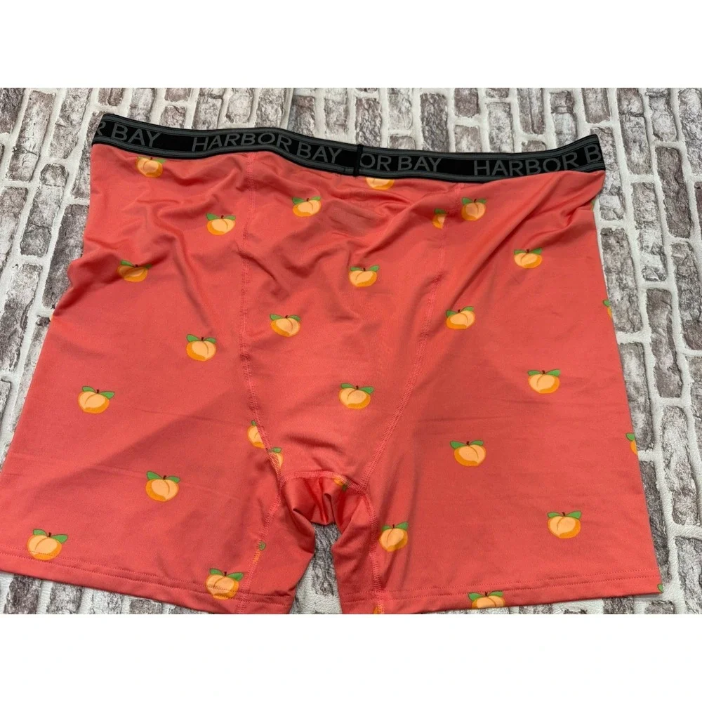 Harbor Bay 3XL Boxer Brief Performance Cooling Stretch Lot Of 2 New Tags Peach